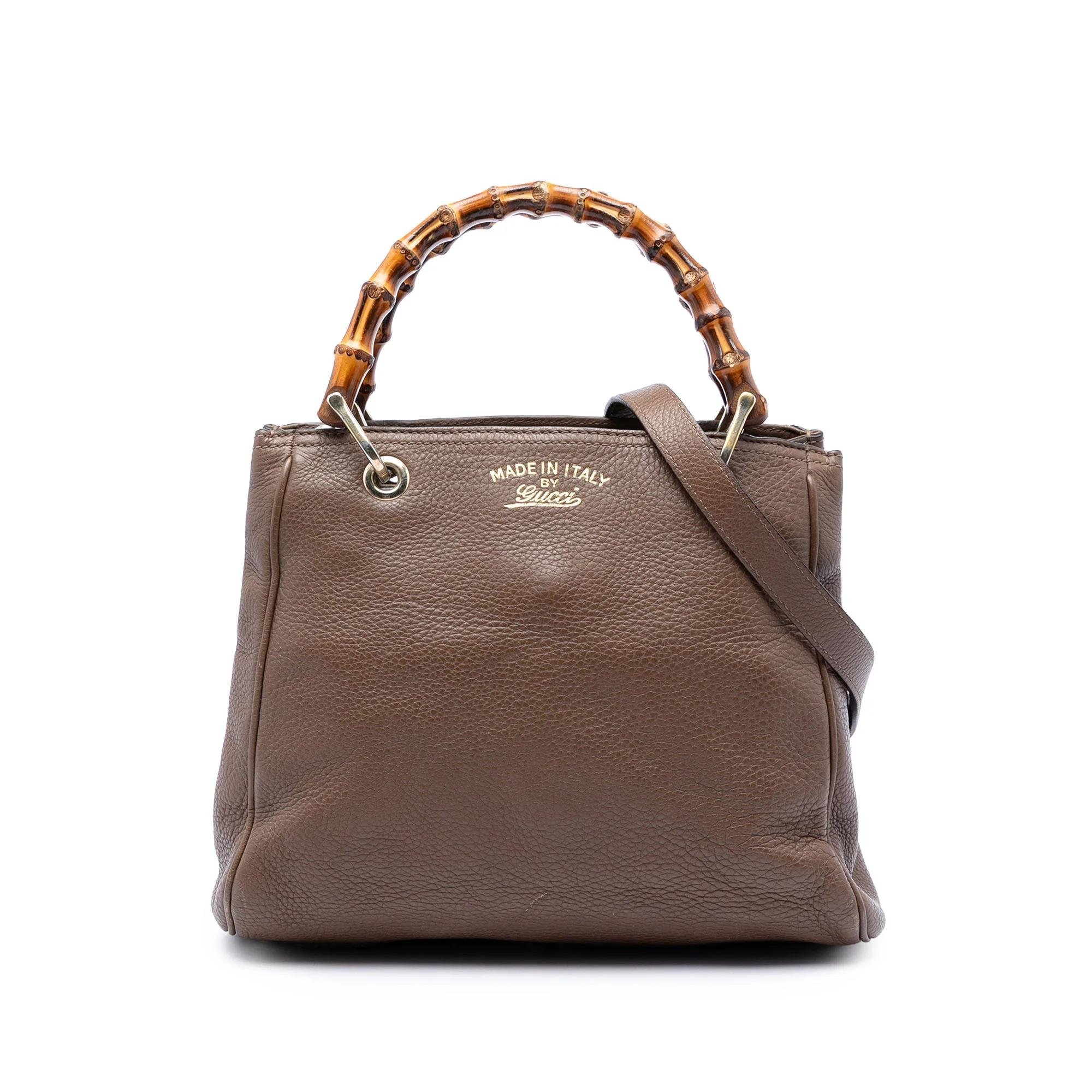 Bamboo Shopper pony-style calfskin handbag