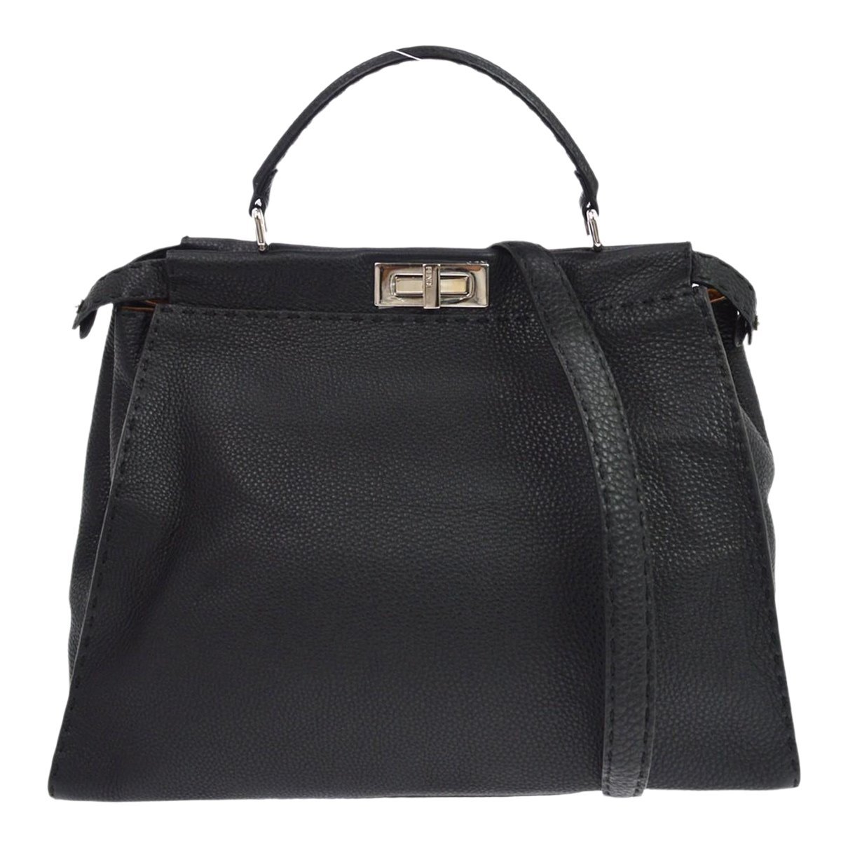 Peekaboo leather handbag
