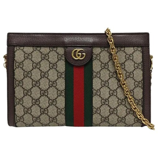 Ophidia leather crossbody bag