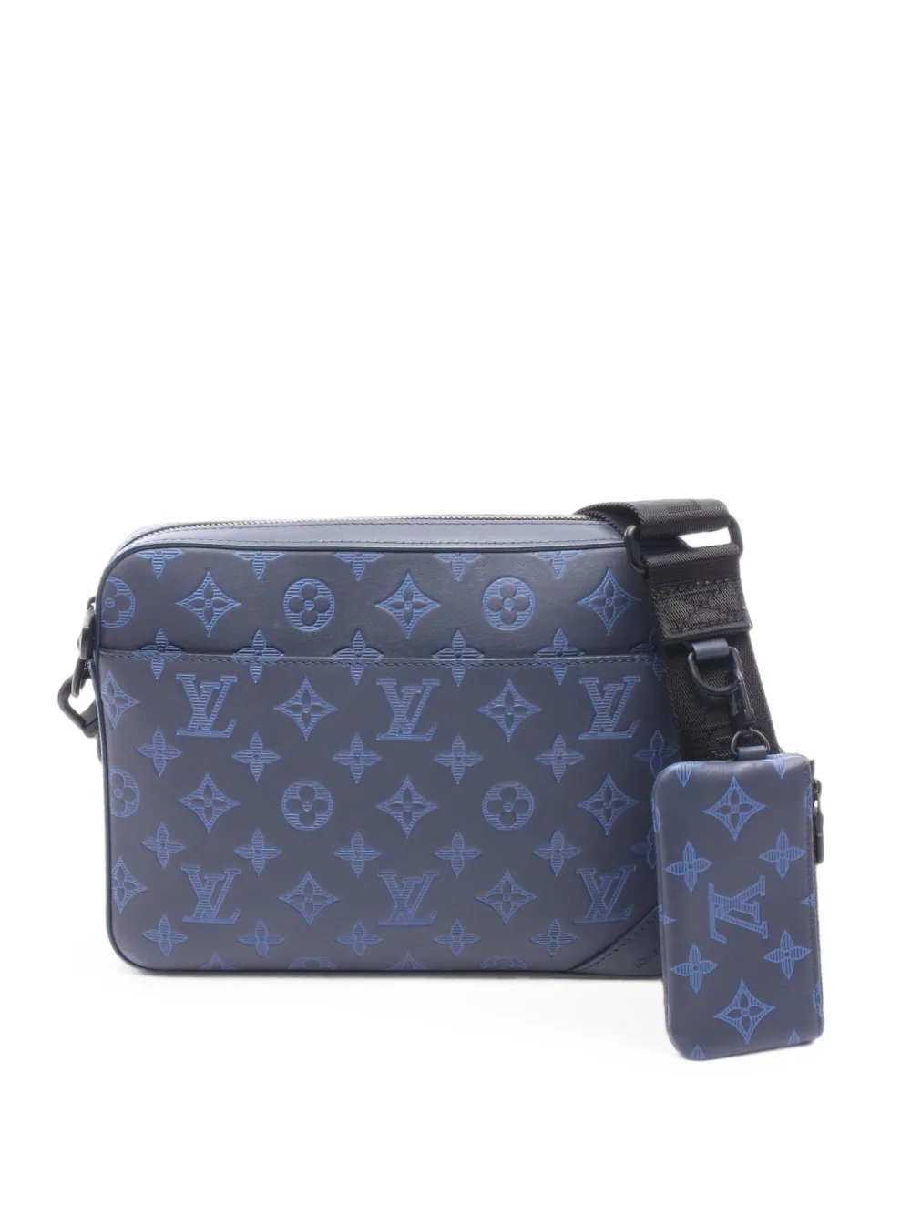 2021s Duo Messenger Monogram Shadow clutch bag