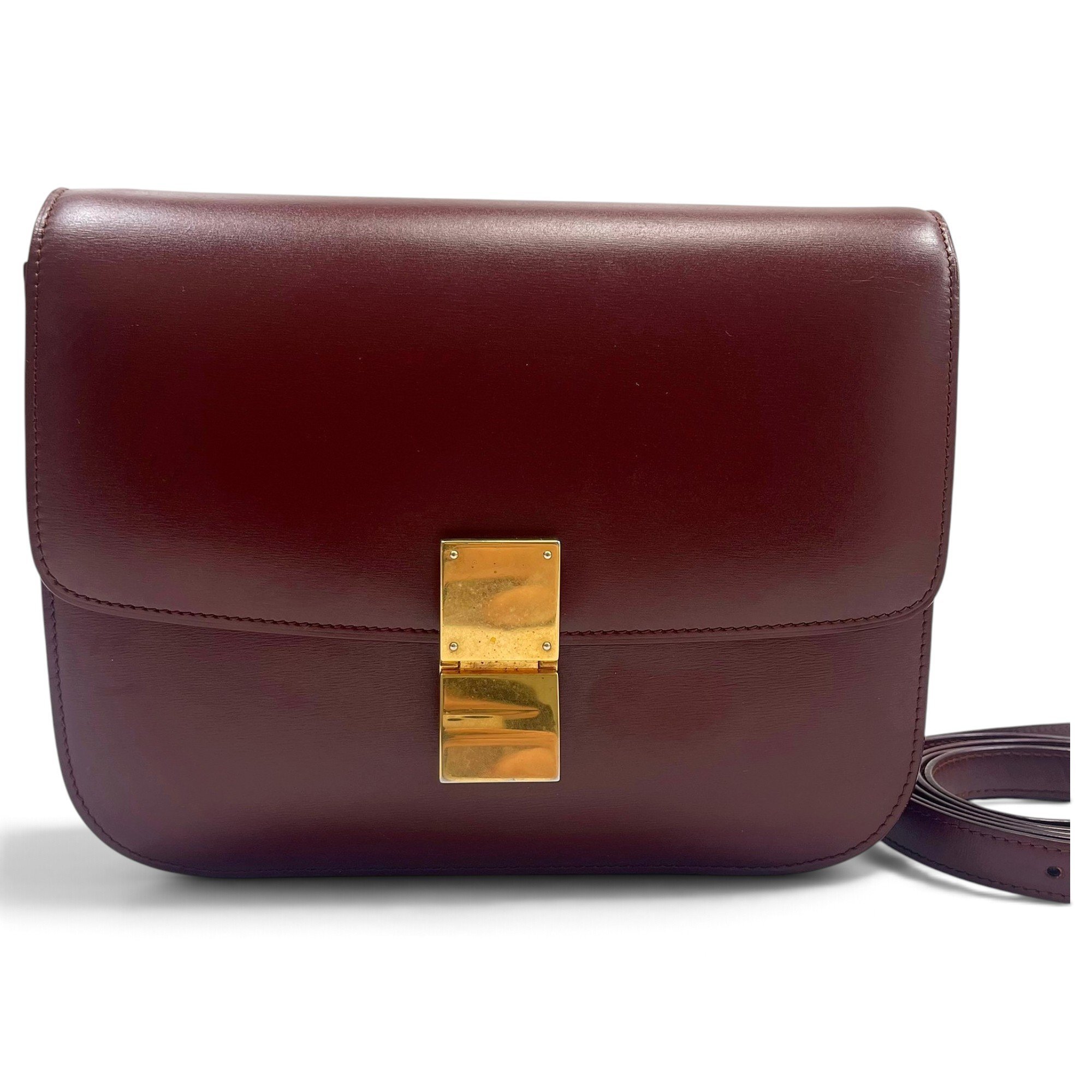 Classic leather handbag