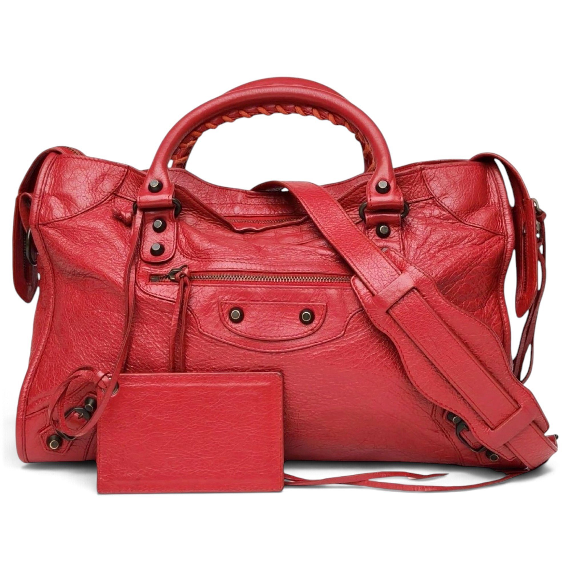Balenciaga City leather satchel
