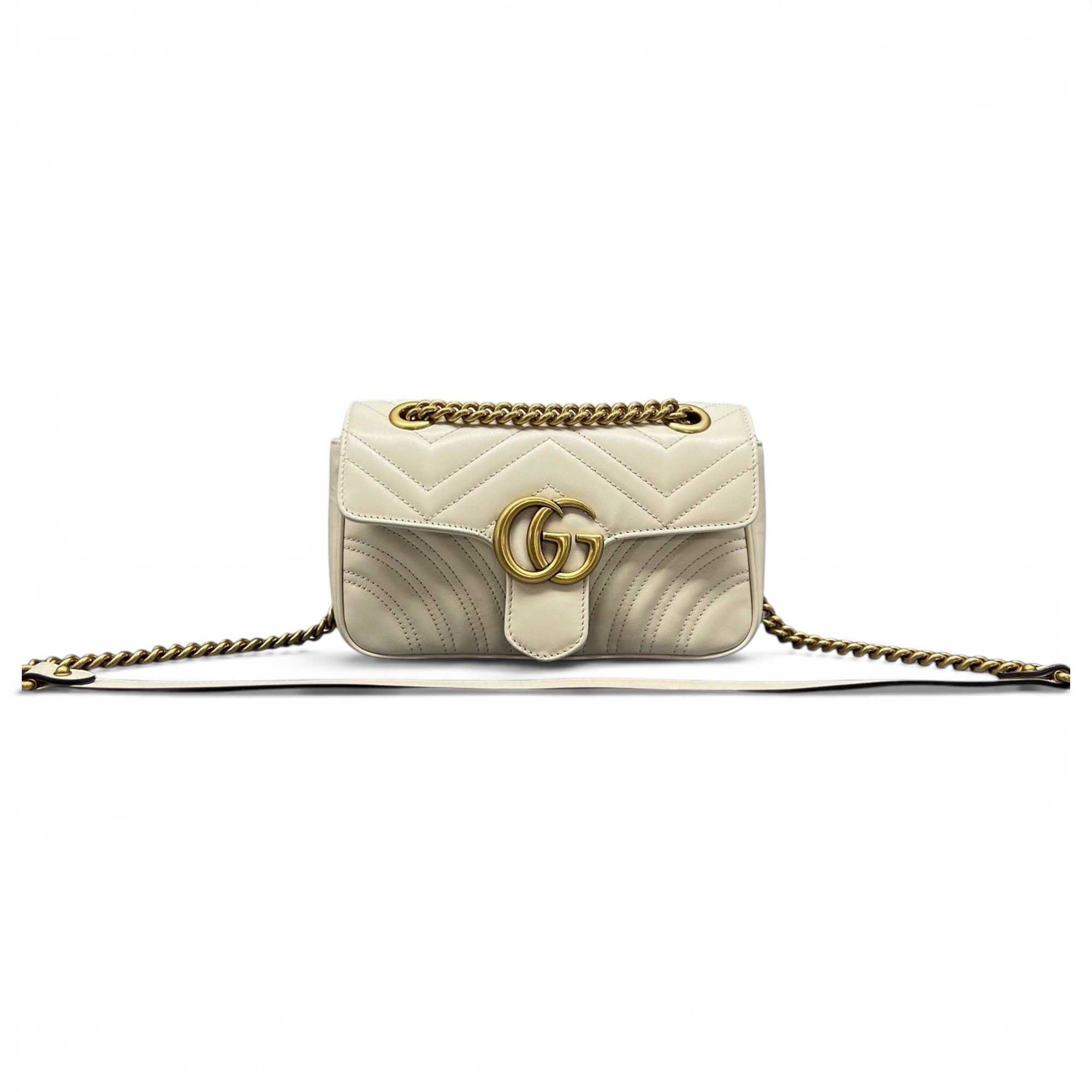 GG Marmont Flap leather crossbody bag
