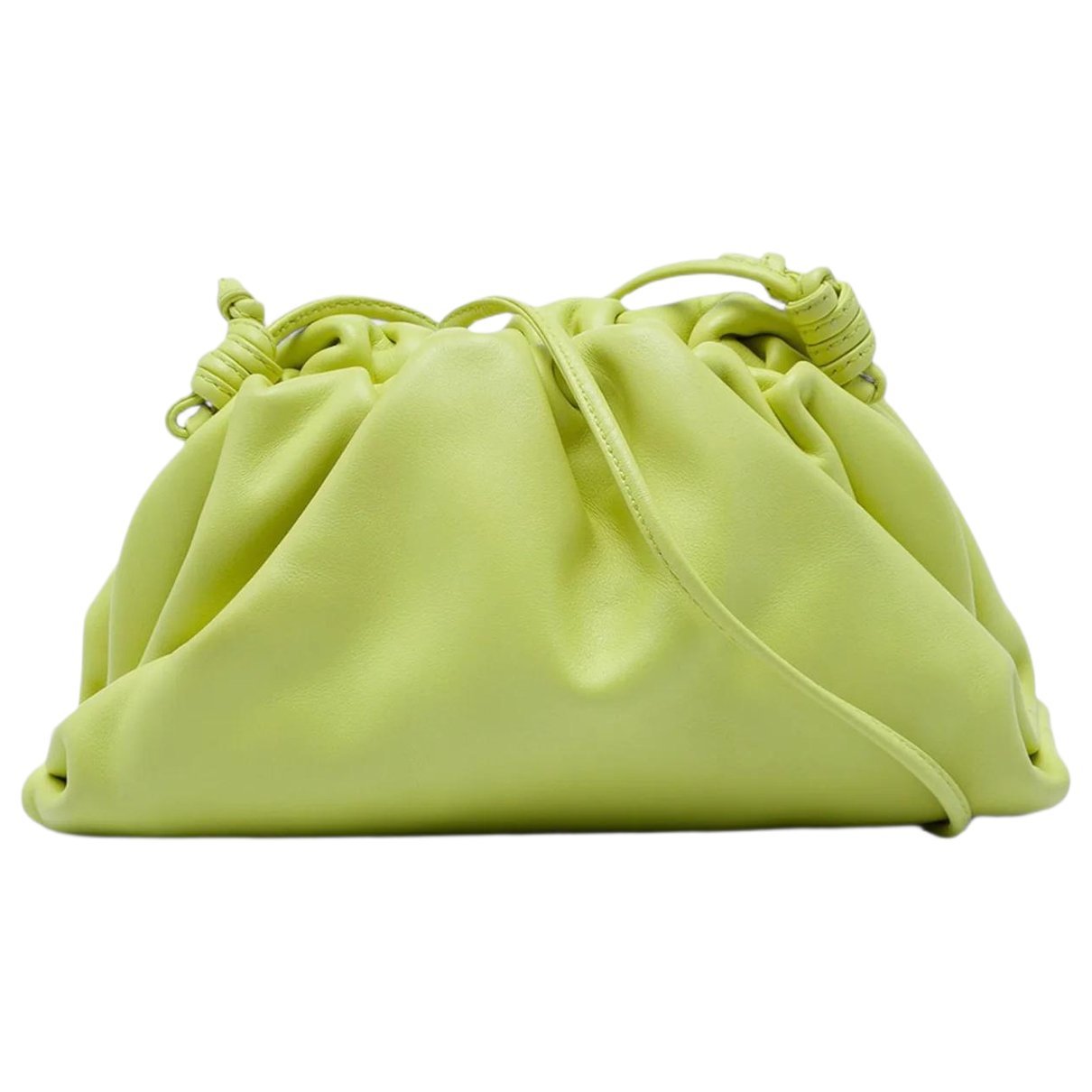 Pouch leather crossbody bag