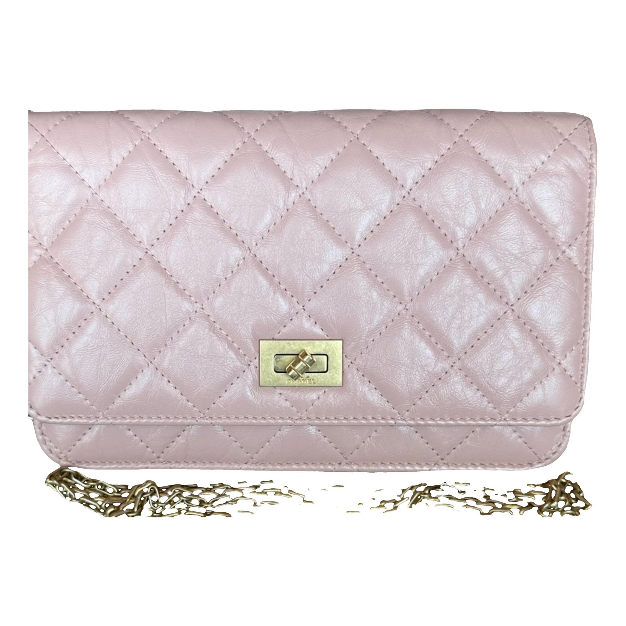 Wallet On Chain 2.55 leather crossbody bag