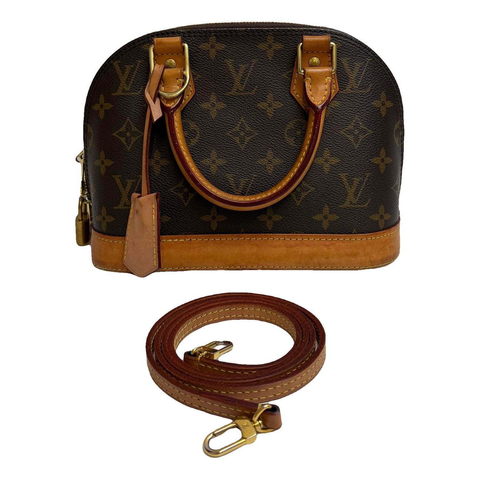 Alma leather handbag