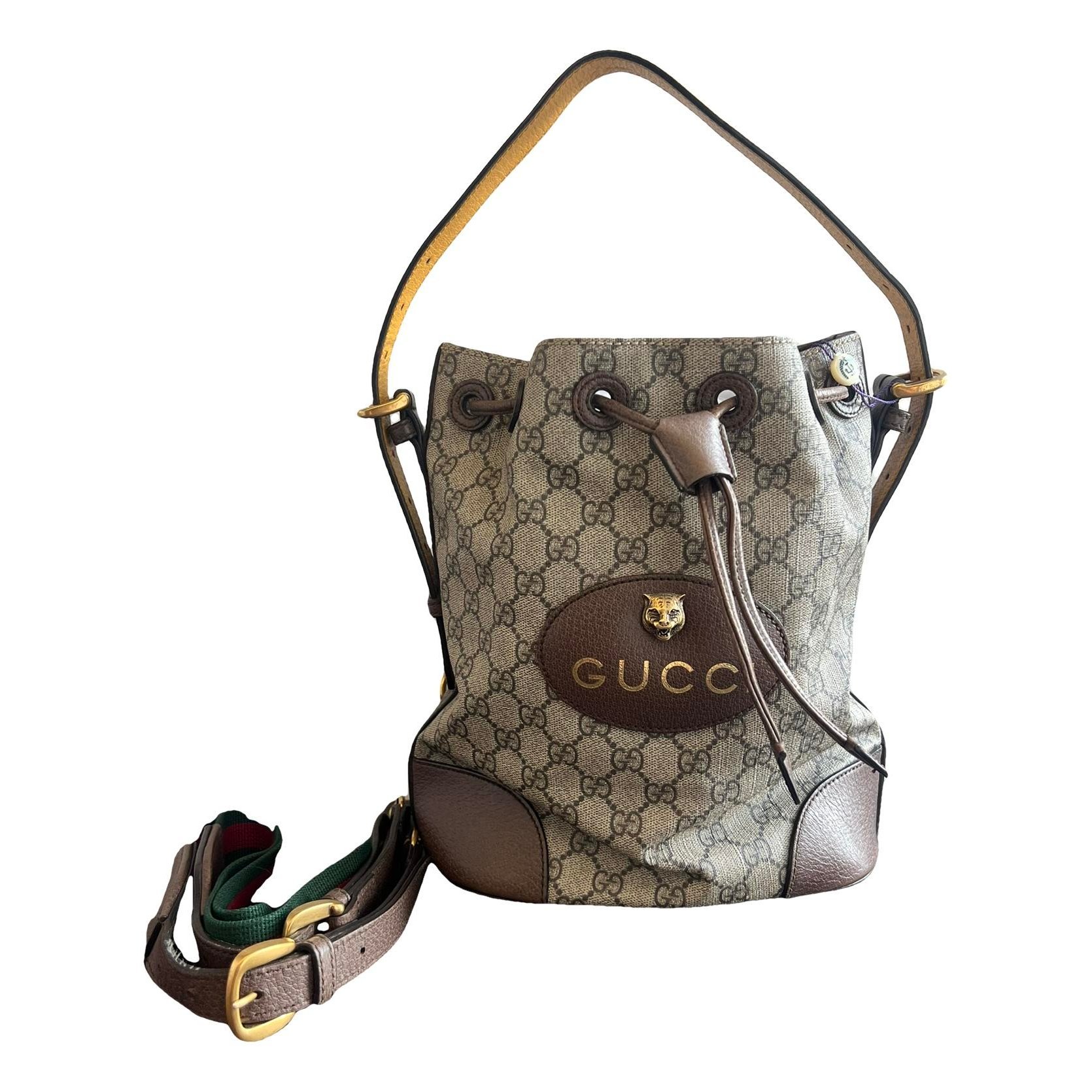 Ophidia Bucket cloth crossbody bag