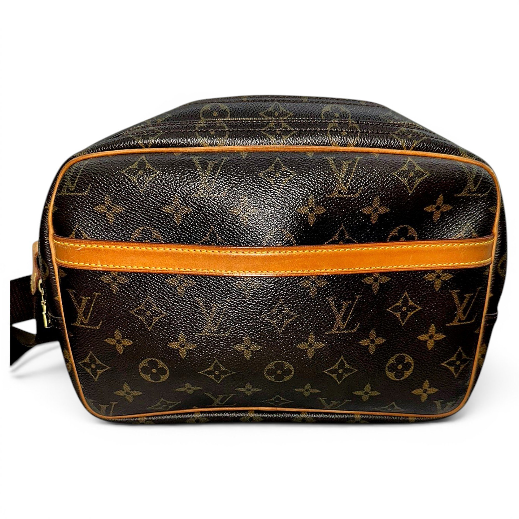Reporter leather crossbody bag