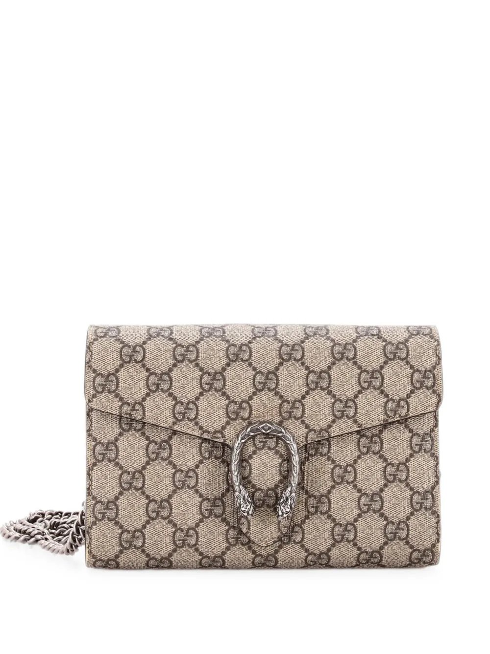 Dionysus Chain Wallet GG Coated Canvas Long clutch bag
