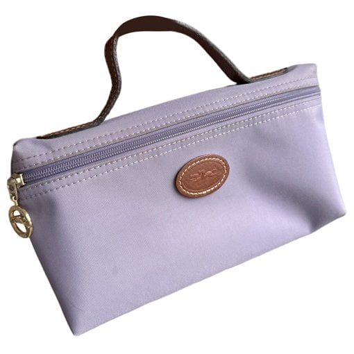 Longchamp Pliage leather clutch bag
