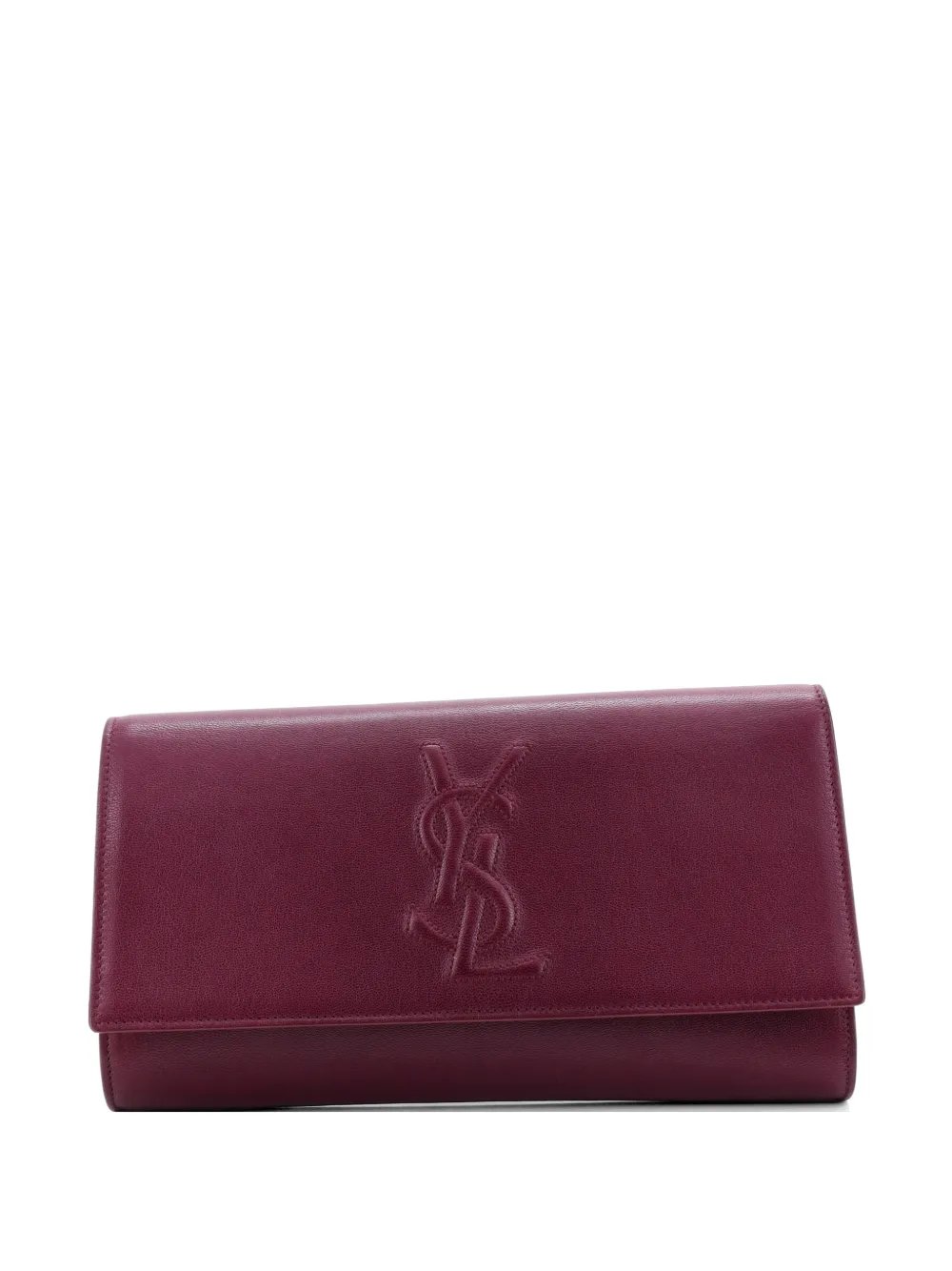Belle de Jour Leather Large clutch bag