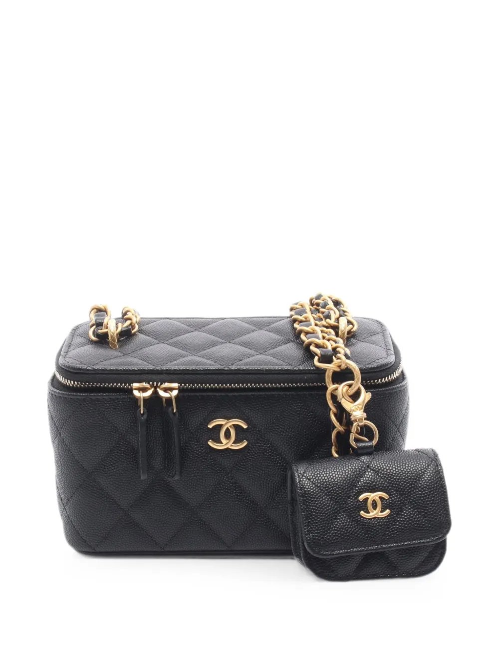 2010s Matelassé vanity shoulder bag