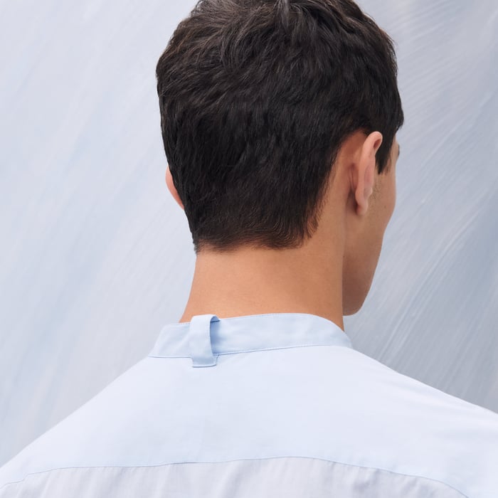 Glacier Chemise Corps Boxy Col Marius