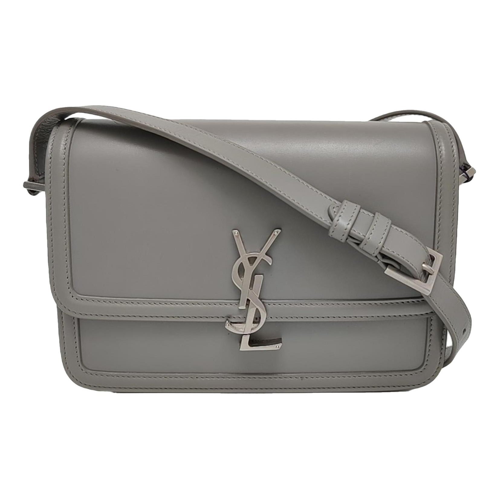 Solférino leather handbag