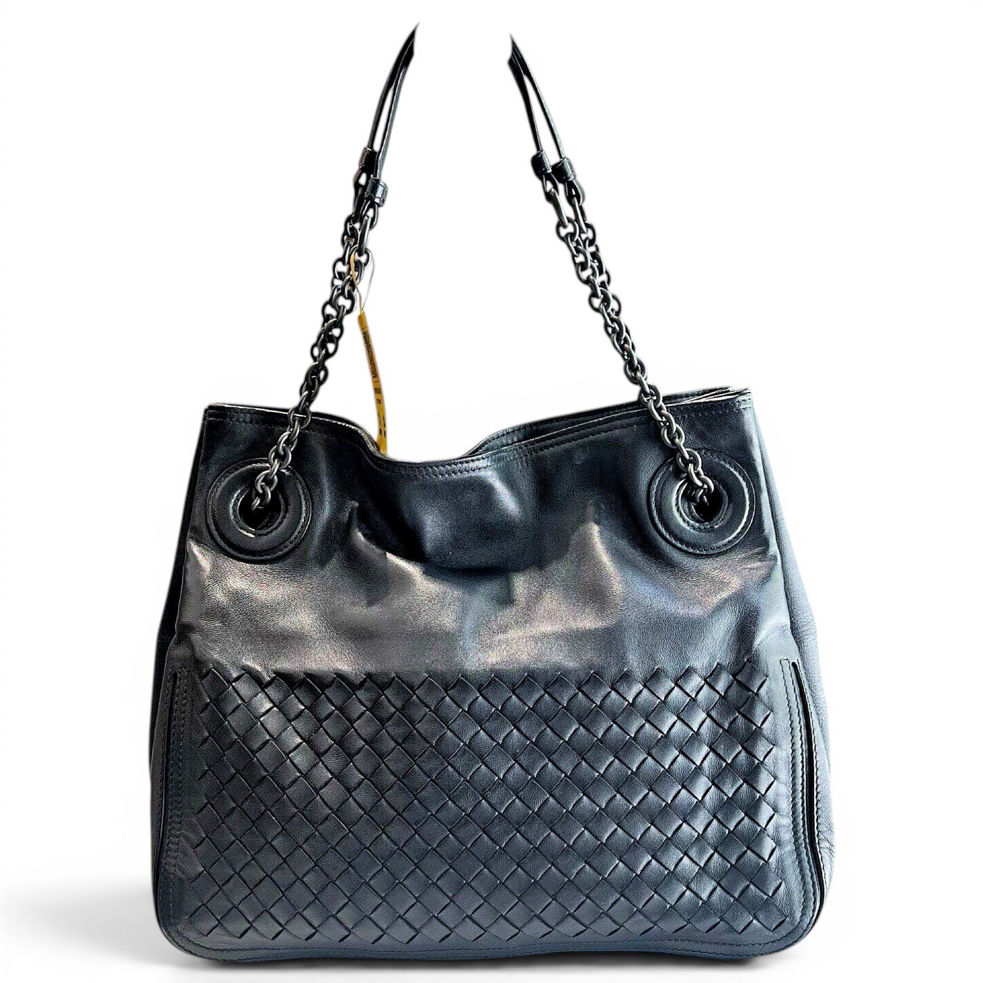 Parachute leather handbag