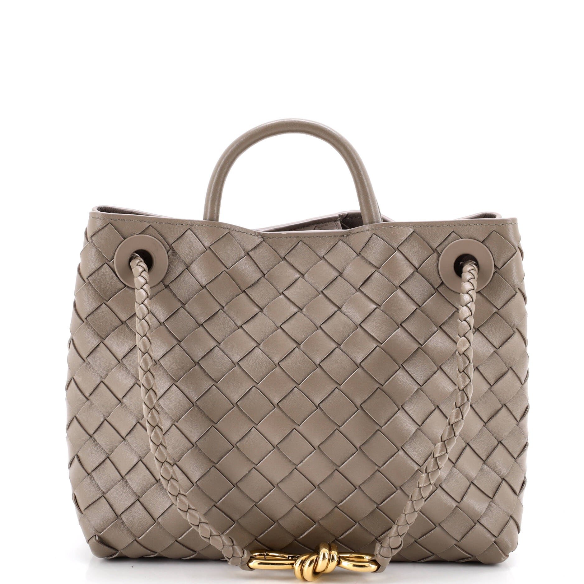 Andiamo Top Handle Bag Intrecciato Nappa Small