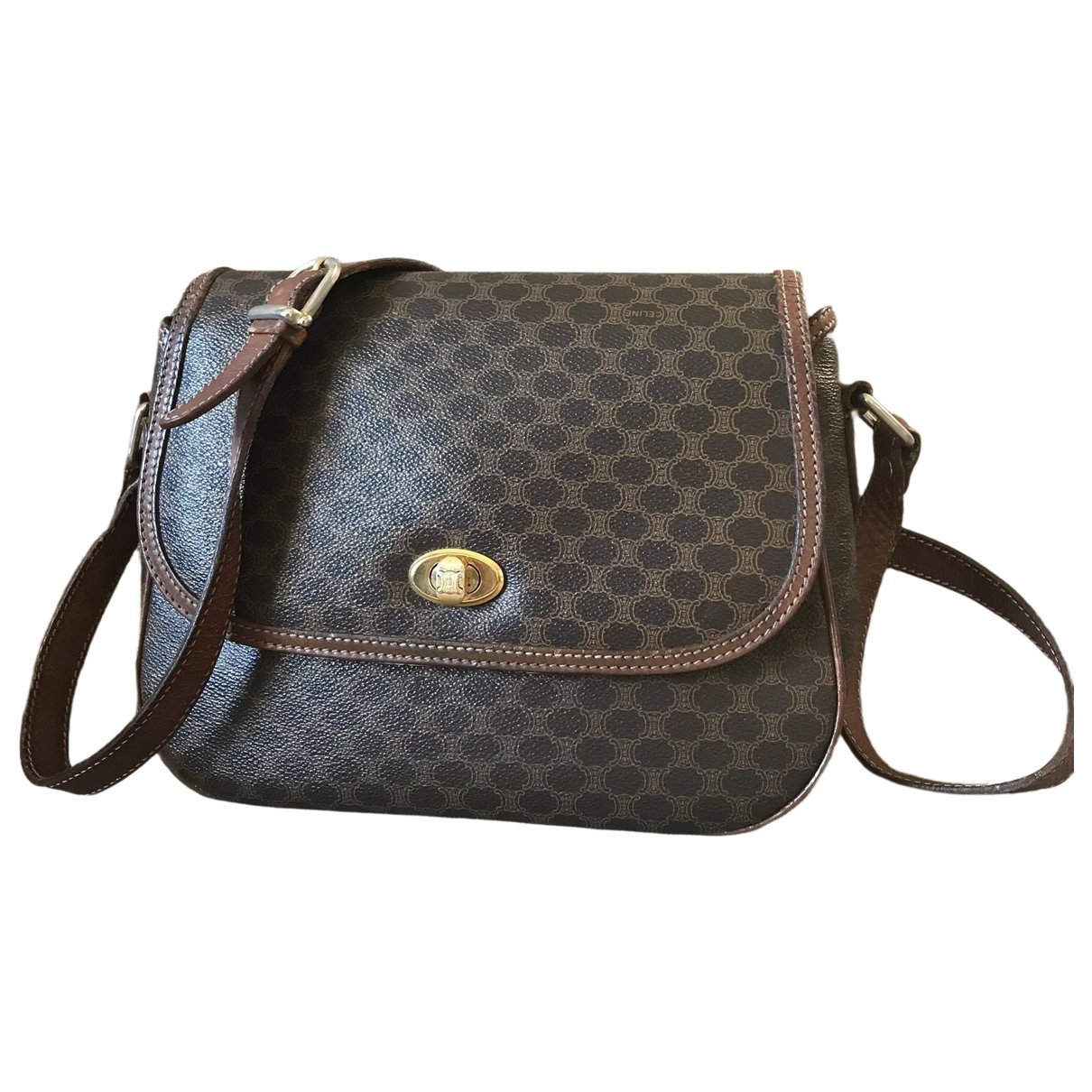 Triomphe leather handbag
