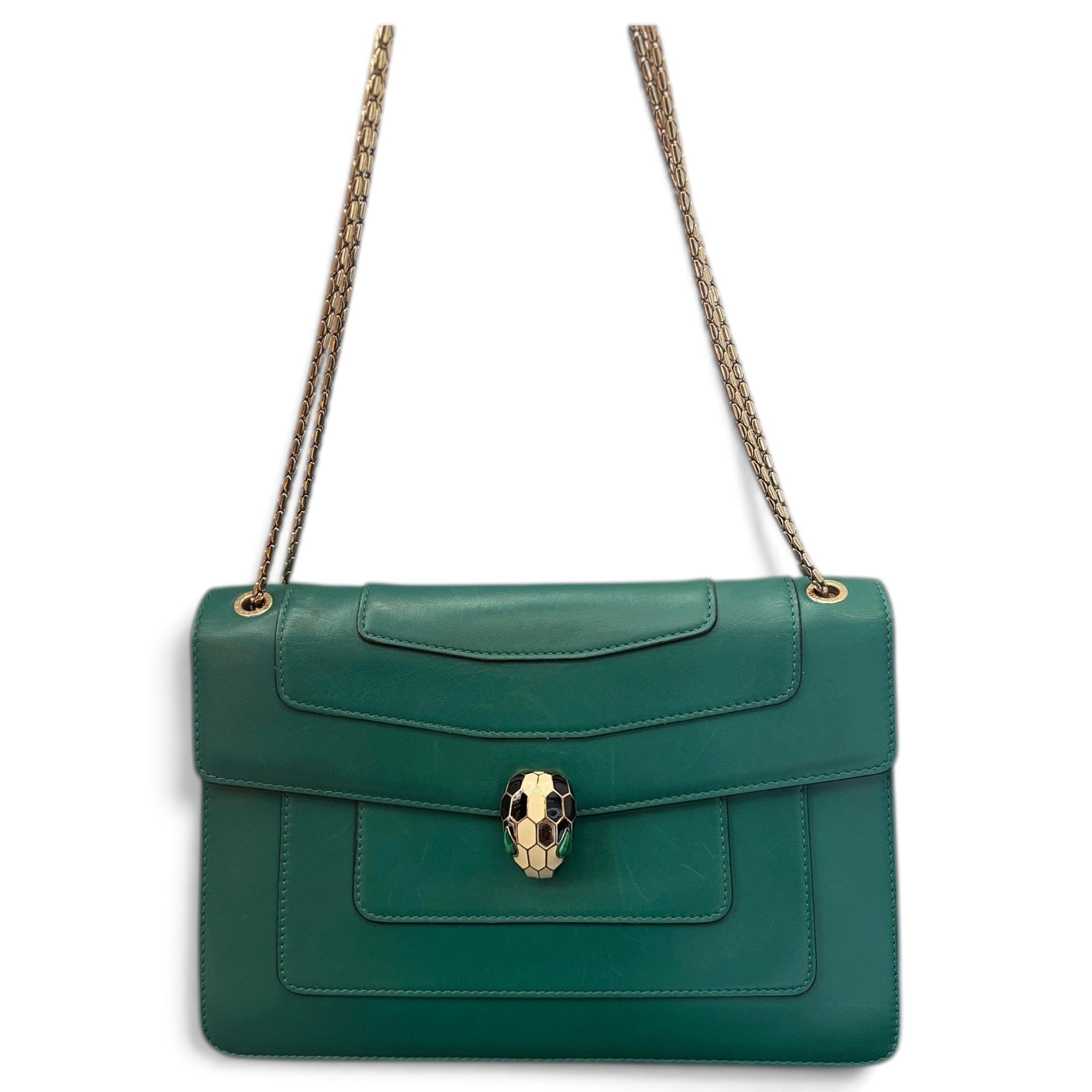 Serpenti pony-style calfskin handbag