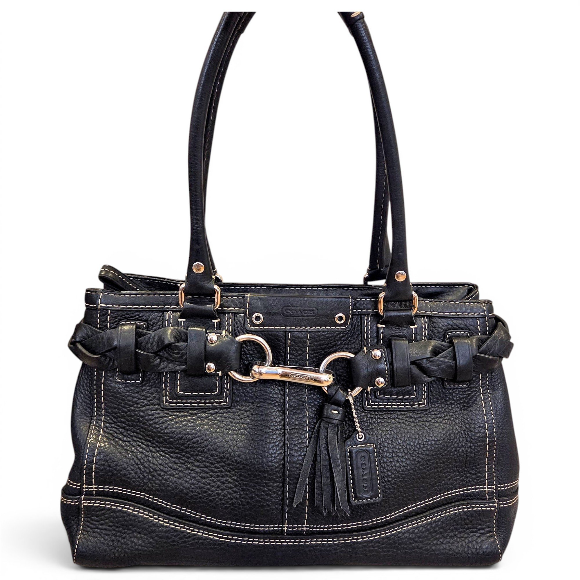 Leather handbag