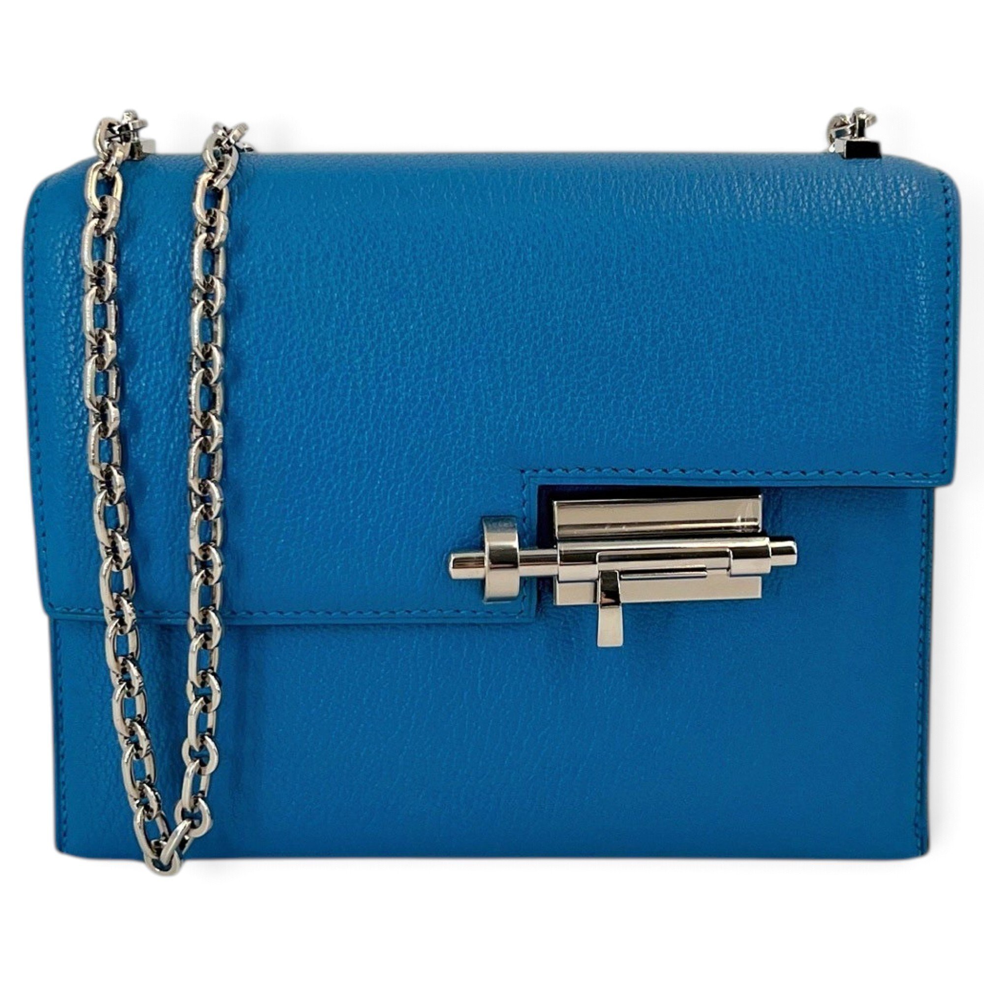 Verrou leather crossbody bag