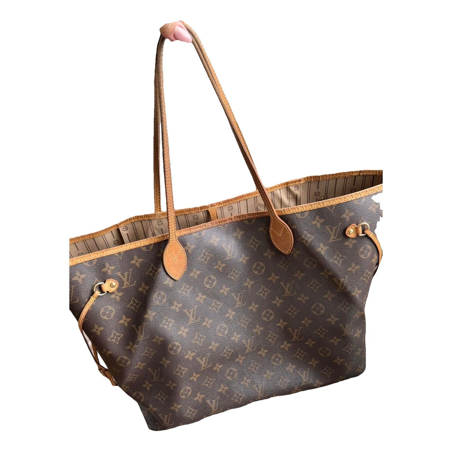 Neverfull leather tote