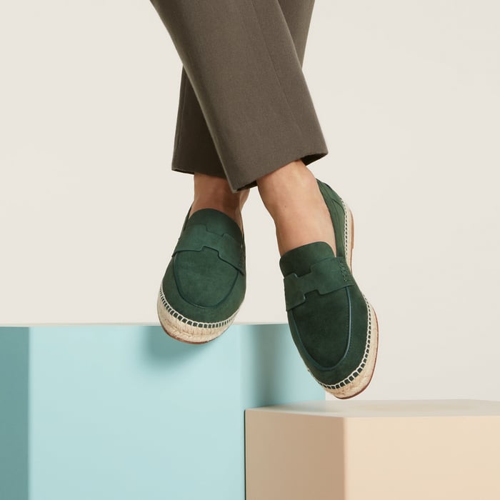 Vert Bouteille Trip Espadrille