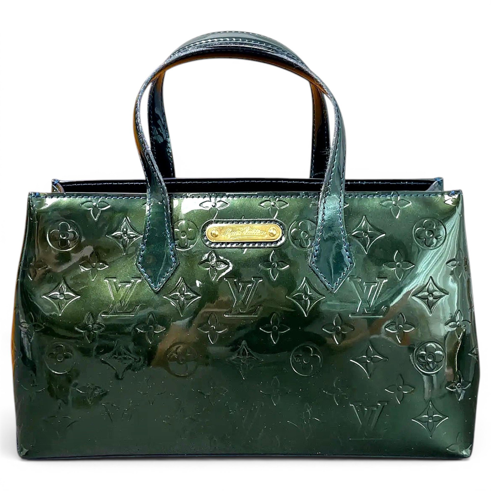 Wilshire patent leather handbag