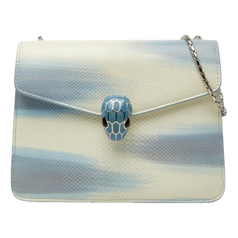 Serpenti leather handbag