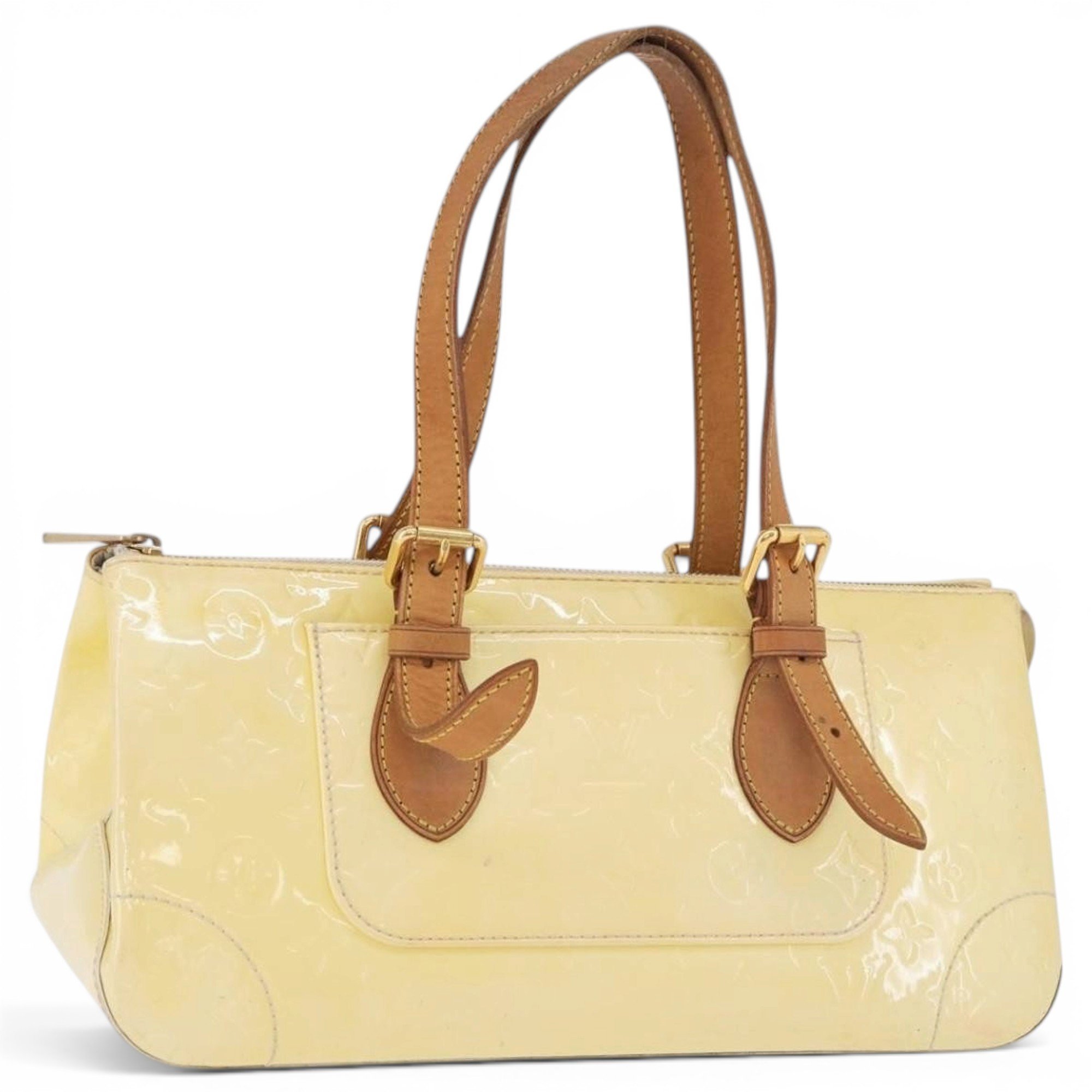 Rosewood leather bag