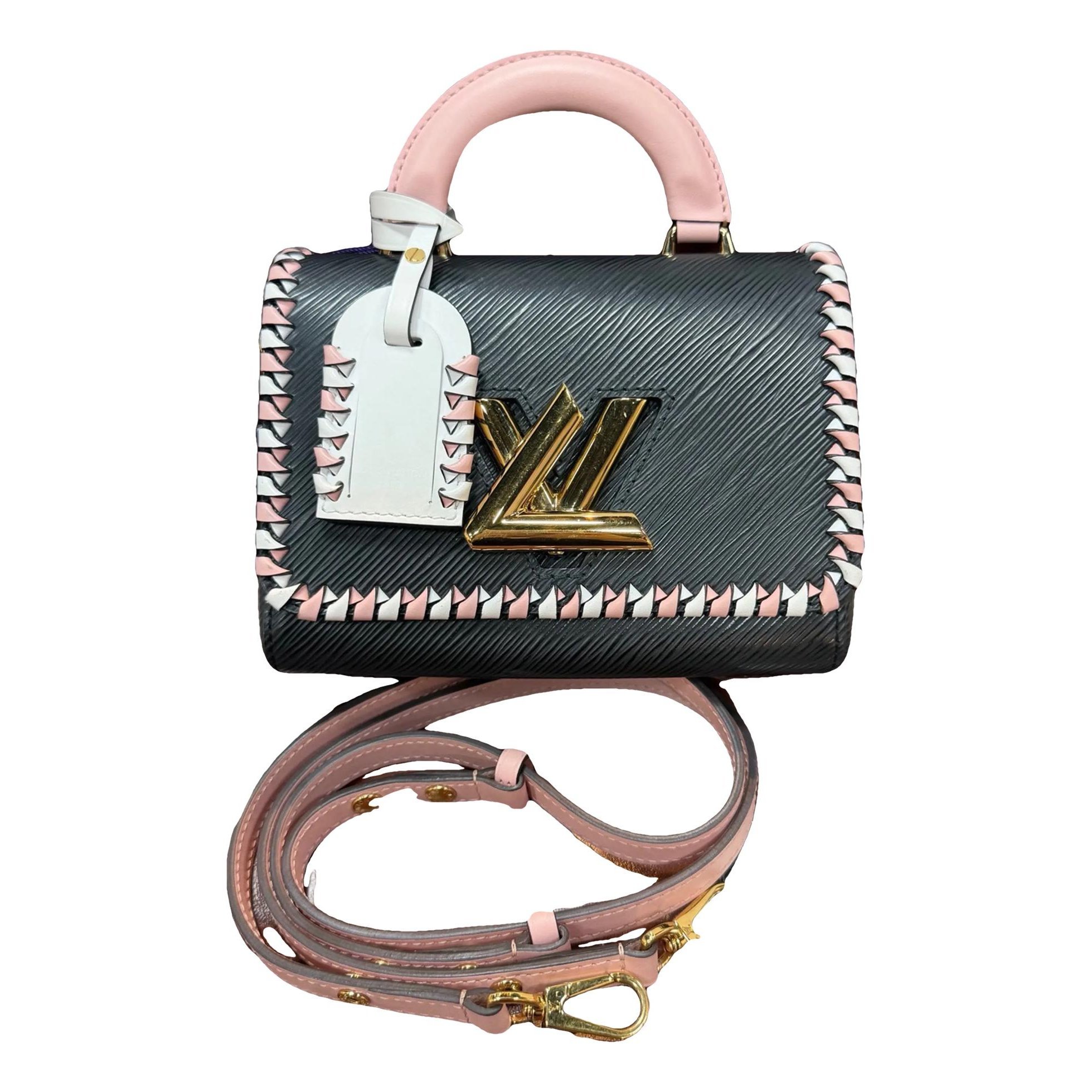 Twist leather crossbody bag