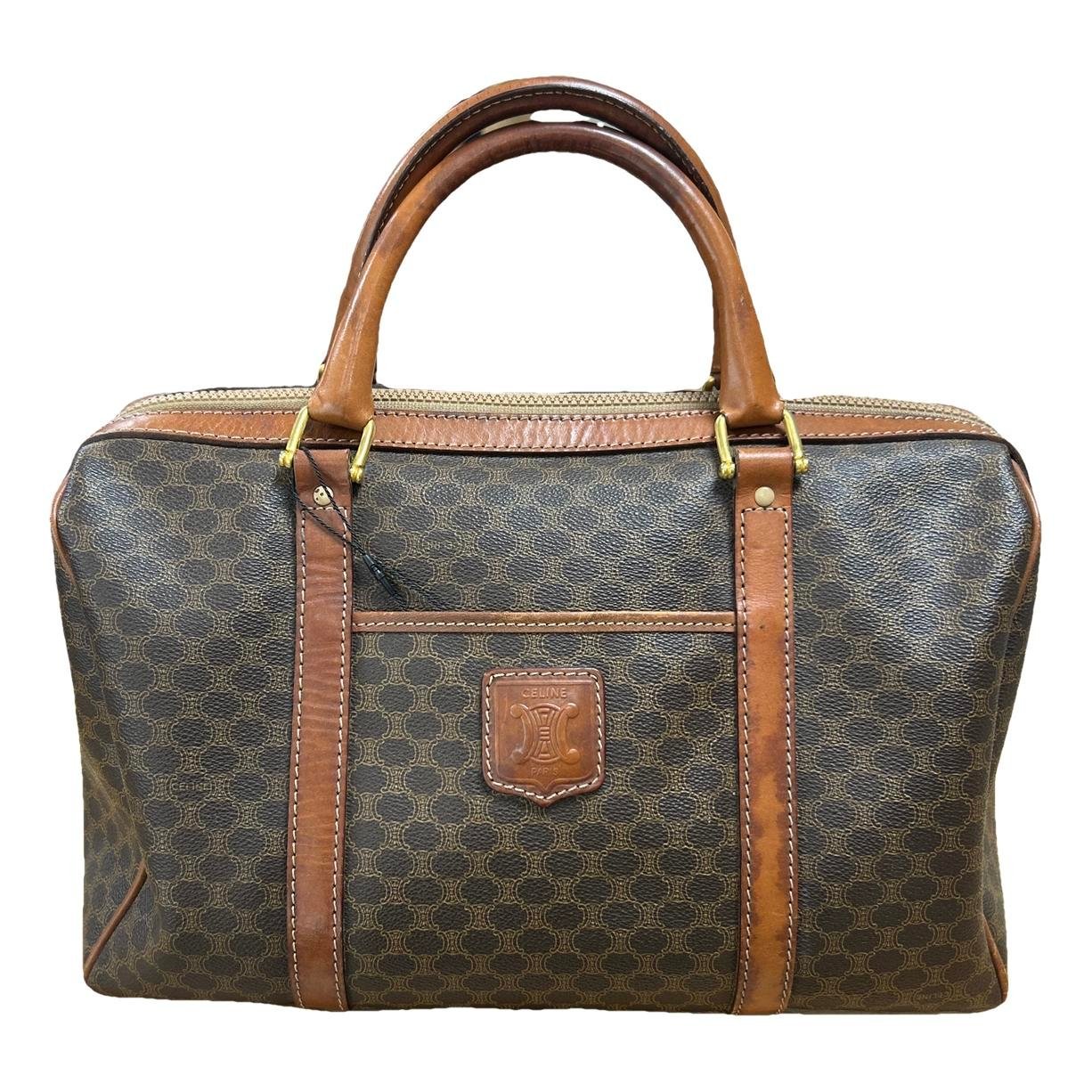 Leather bowling bag