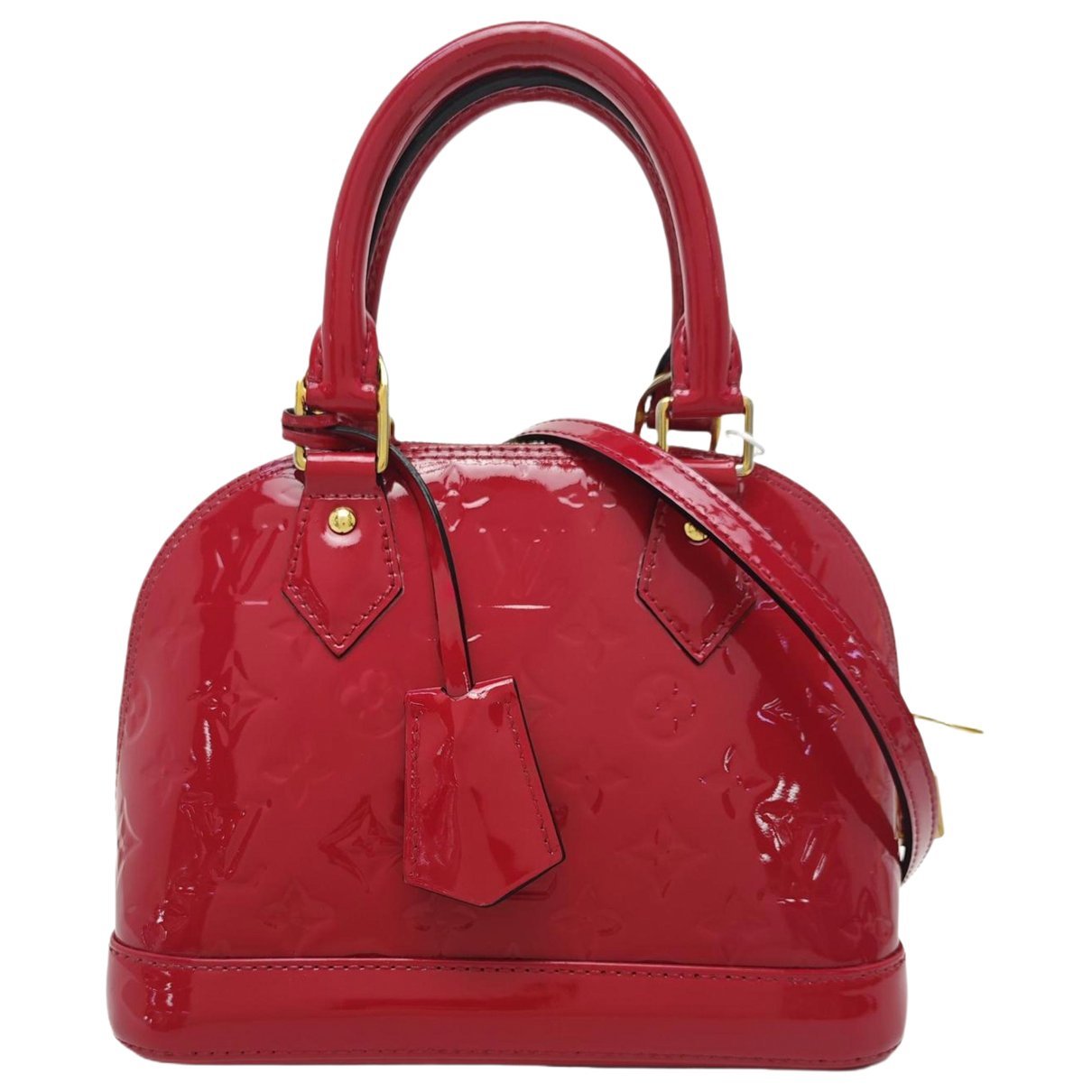 Alma BB patent leather handbag
