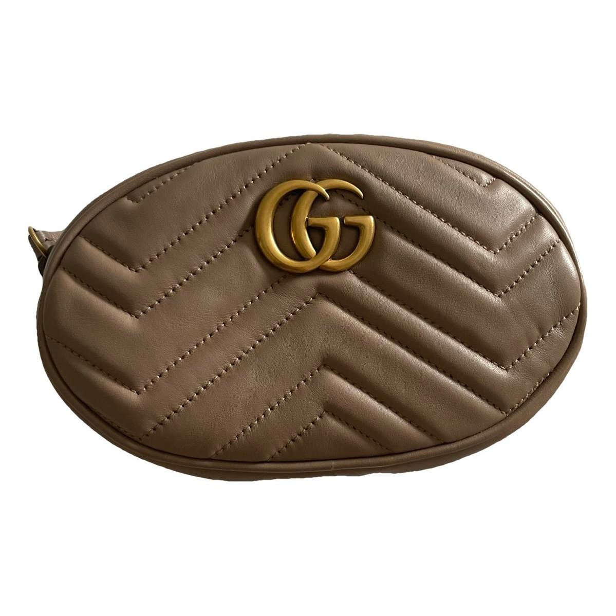 GG Marmont Oval leather handbag