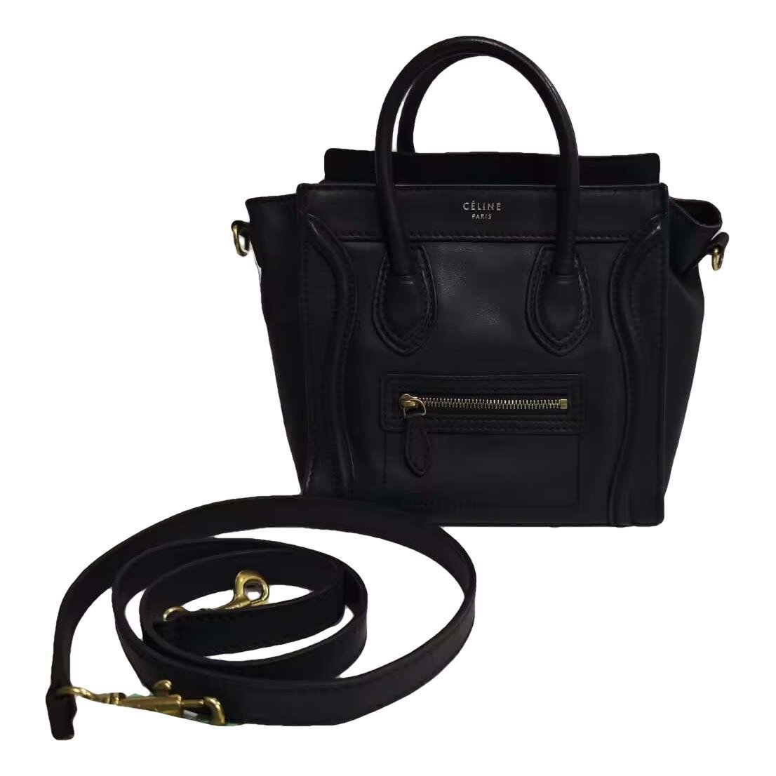 Nano Luggage leather handbag