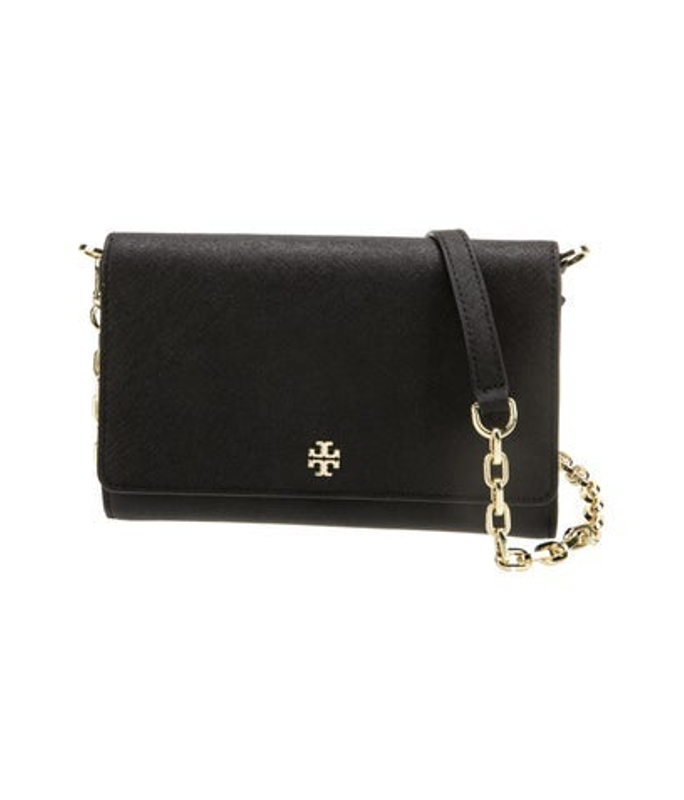 Tory Burch Burch Saffiano Leather Crossbody Bag