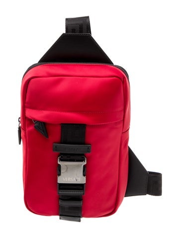 Versace Nylon Shoulder Bag