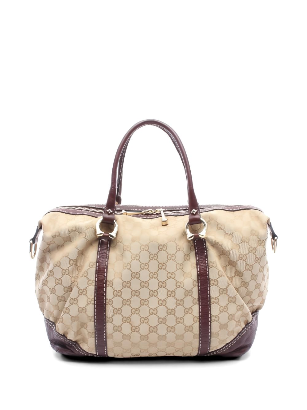 Gucci 2000s mini Boston GG canvas tote bag