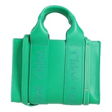Chloe Woody leather tote
