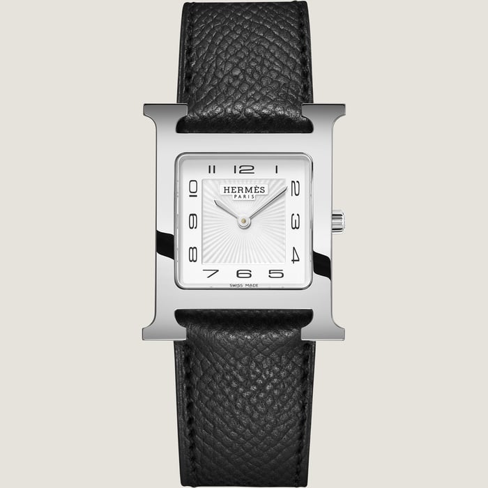 Noir Heure H Medium Model 30 MM Single Tour Watch Strap