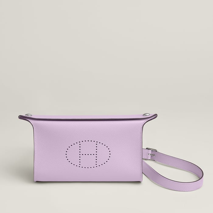 Mauve Sylvestre Hermès Videpoches Bag