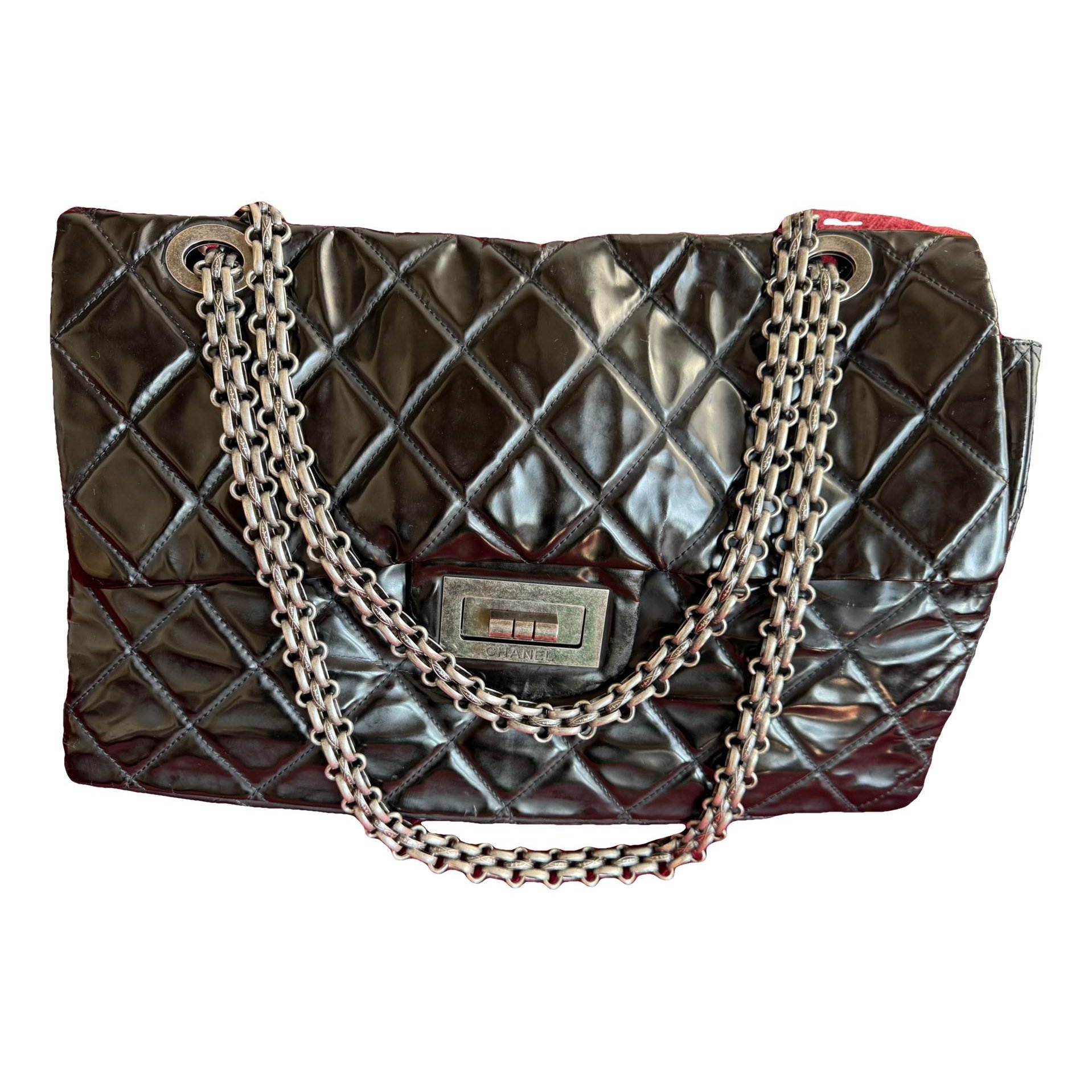 Vinyl handbag