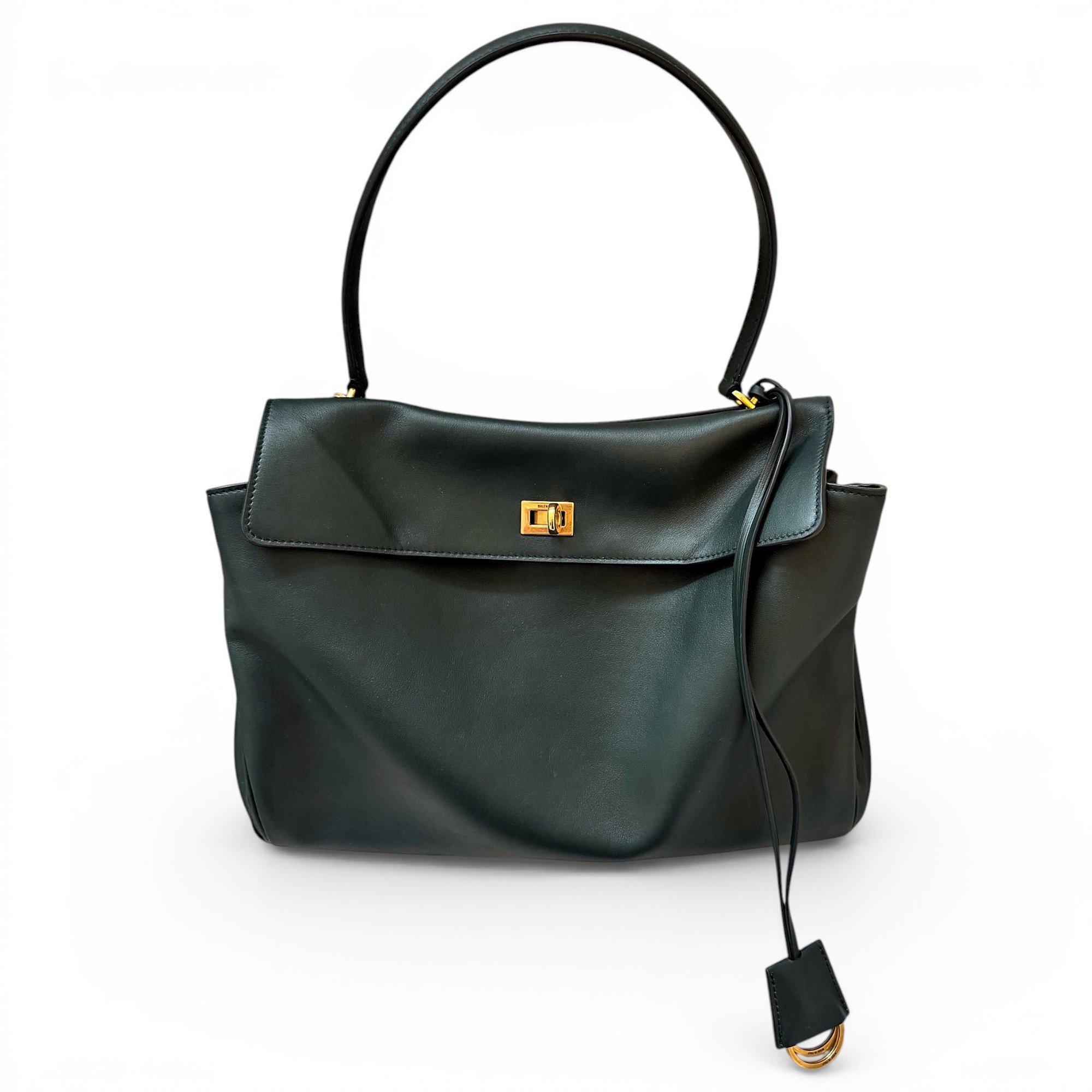 Balenciaga Rodeo leather handbag