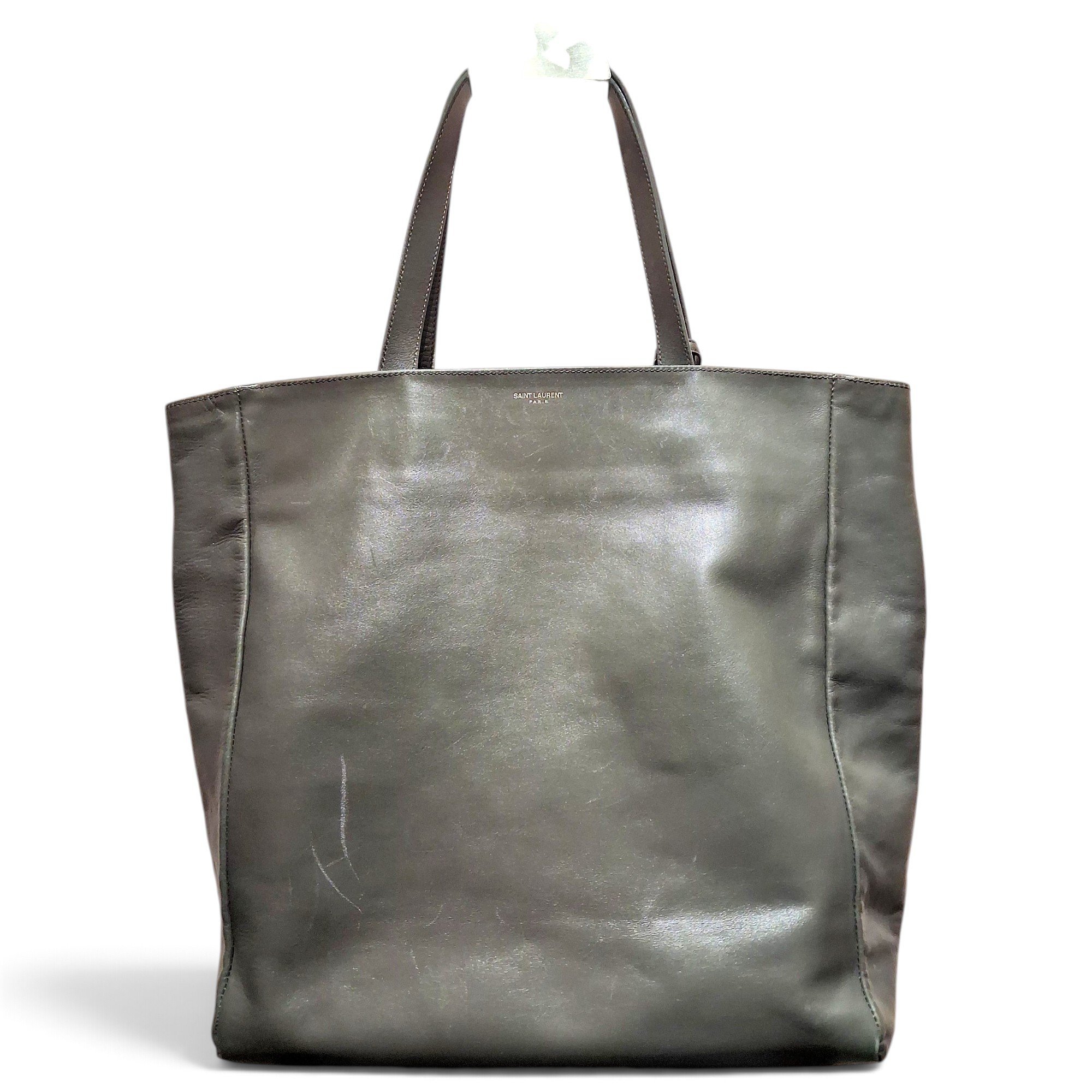 Shopping leather handbag