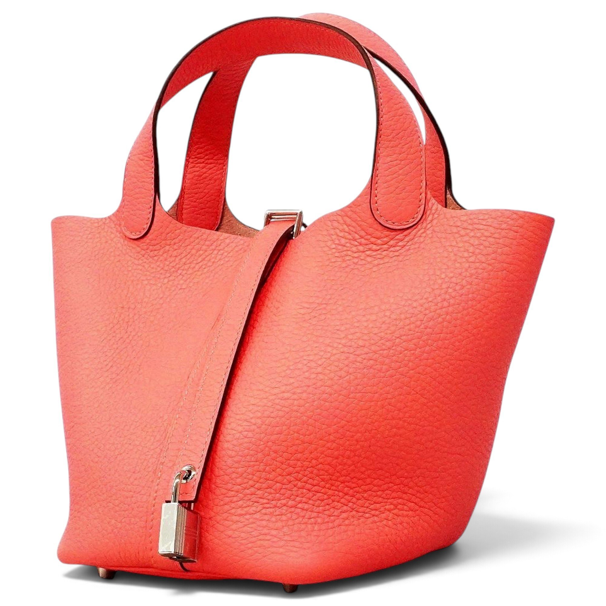 Picotin leather handbag