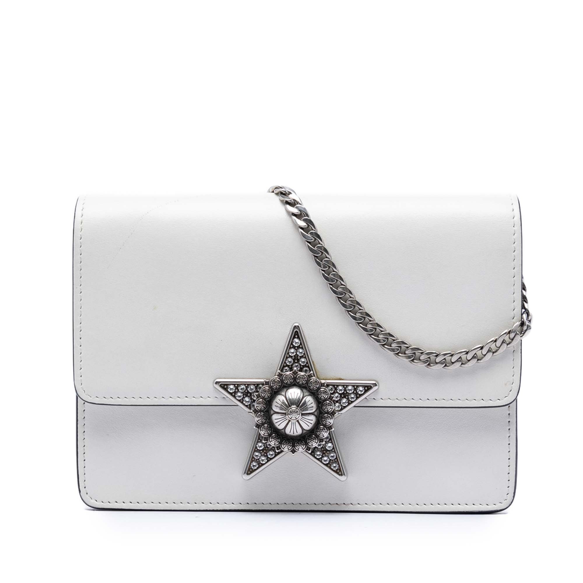 Miu Crystal pony-style calfskin handbag