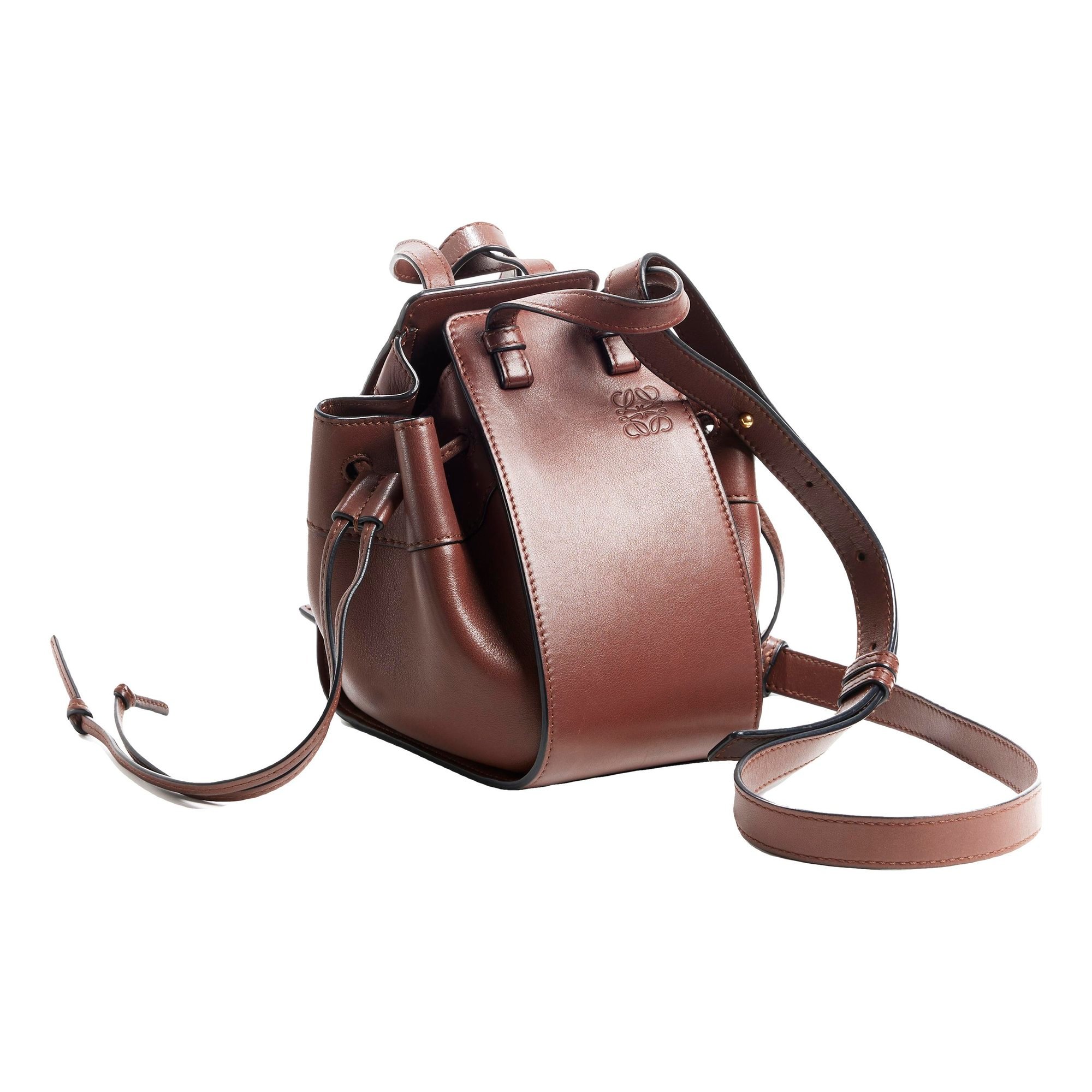 Hammock leather handbag