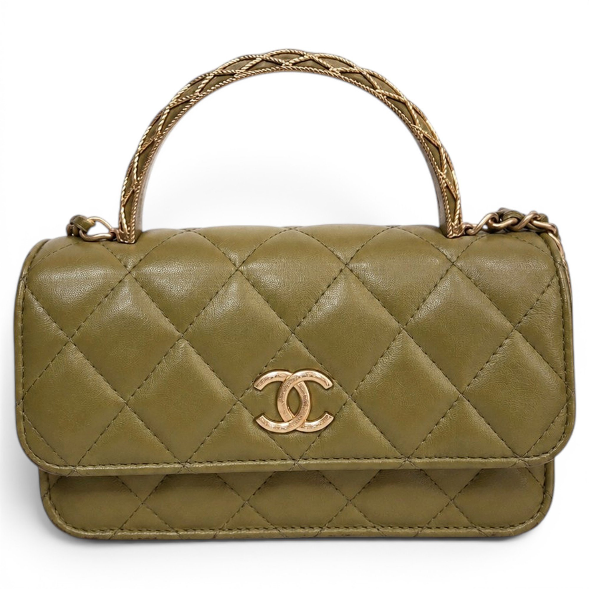 Timeless Classique Top Handle leather handbag