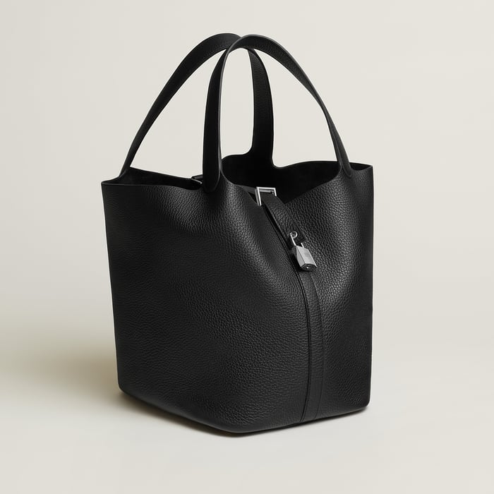 Noir Picotin Lock 26 Bag