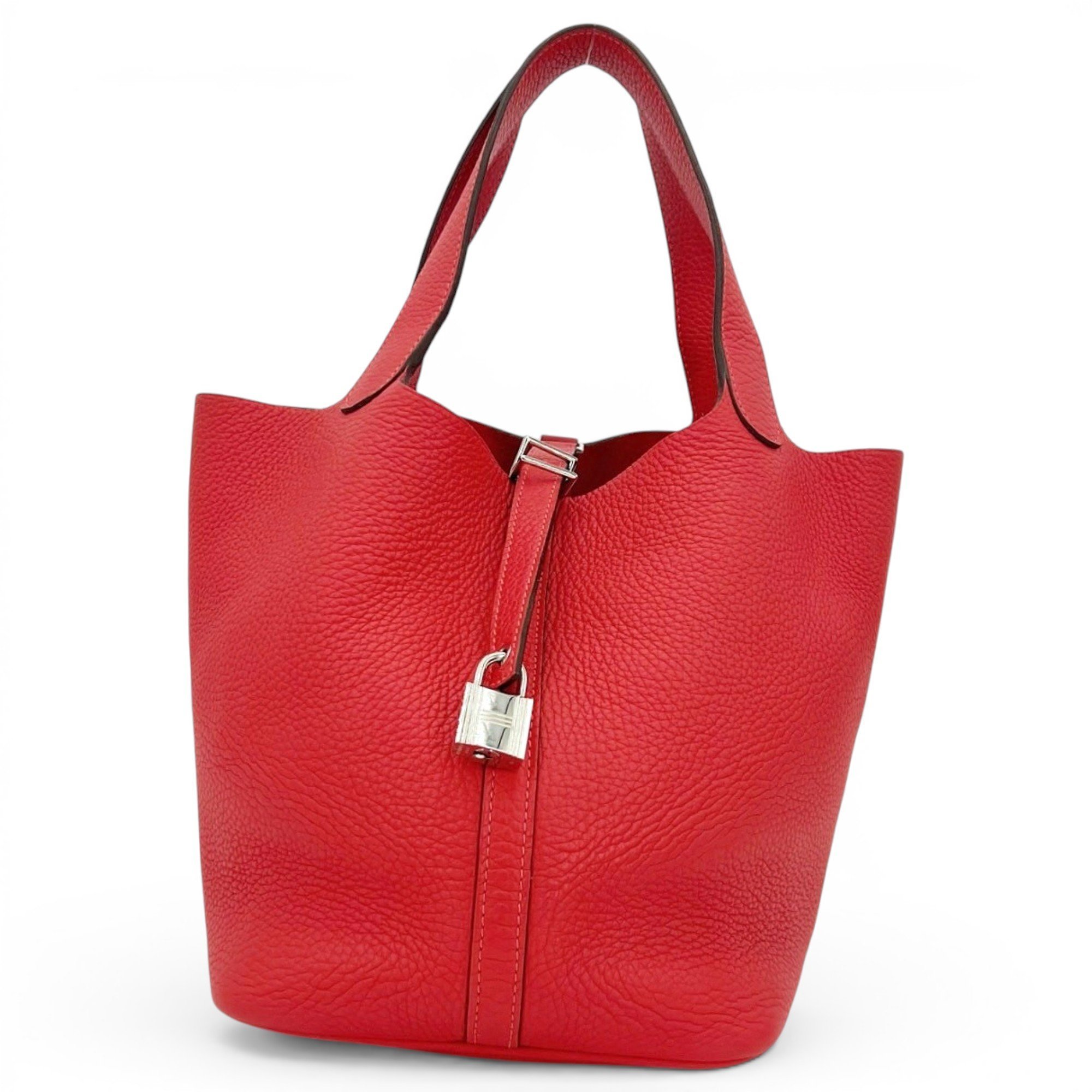 Picotin leather handbag