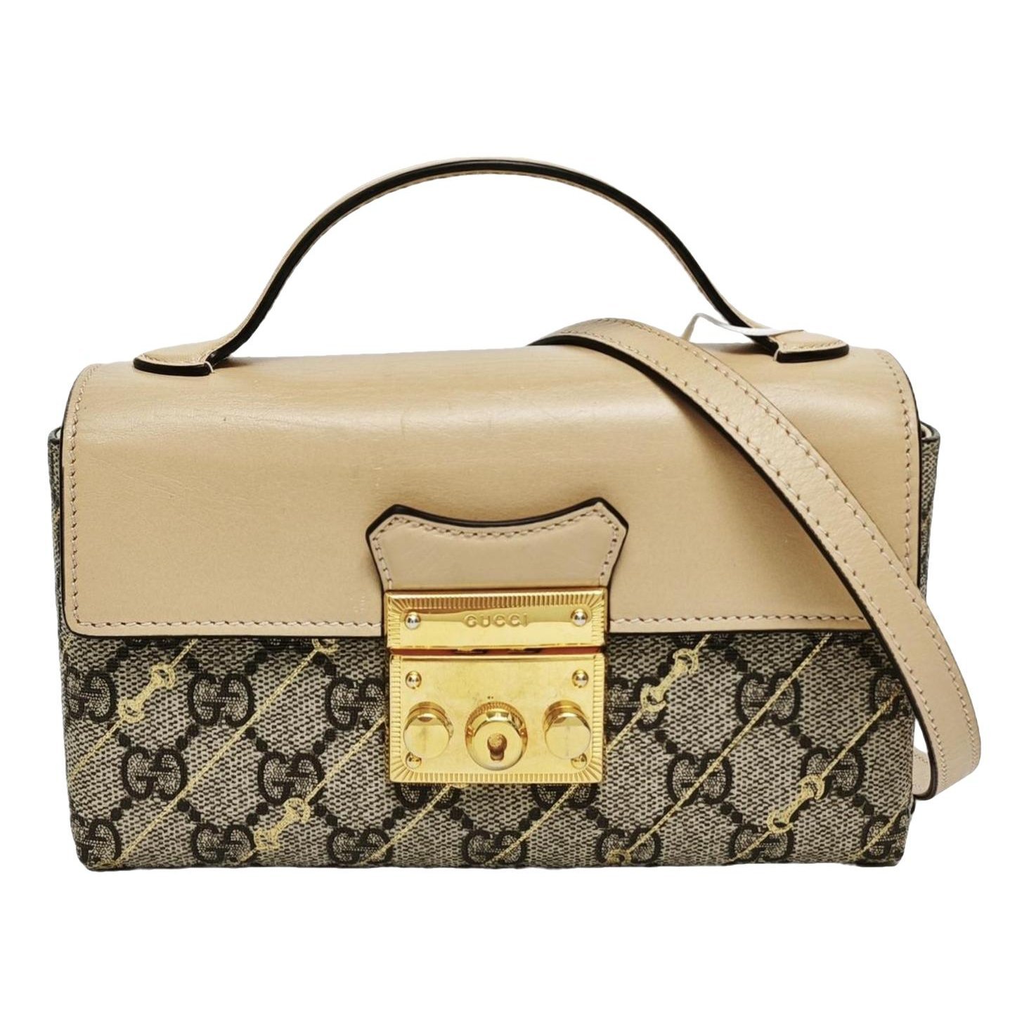 Padlock cloth handbag
